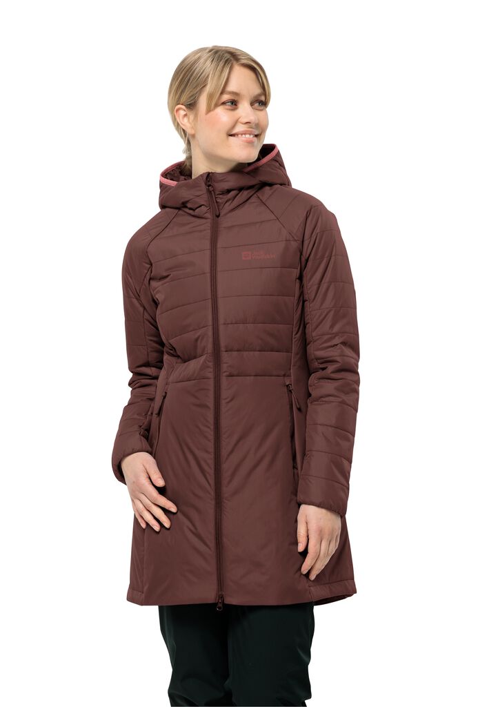 JACK dark LAPAWA W maroon INS - – WOLFSKIN - winter COAT Women\'s XS coat