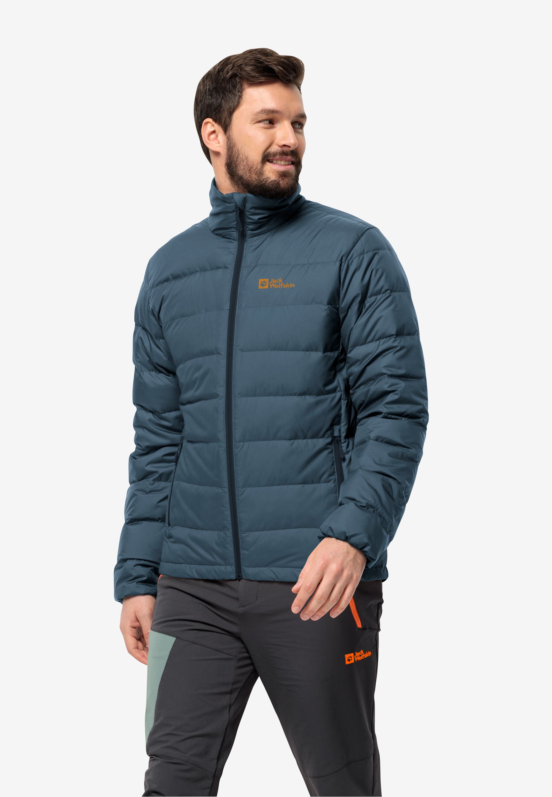 ATHER DOWN JKT M RDS midnight sky S Men's down jacket Men's