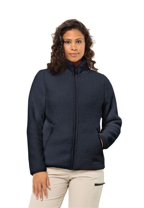 HIGH CURL JACKET W - night blue XL - Women's fleece jacket – JACK